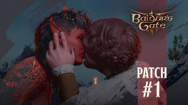 Baldur's Gate 3 Patch 1 Halfling kissing Karlach